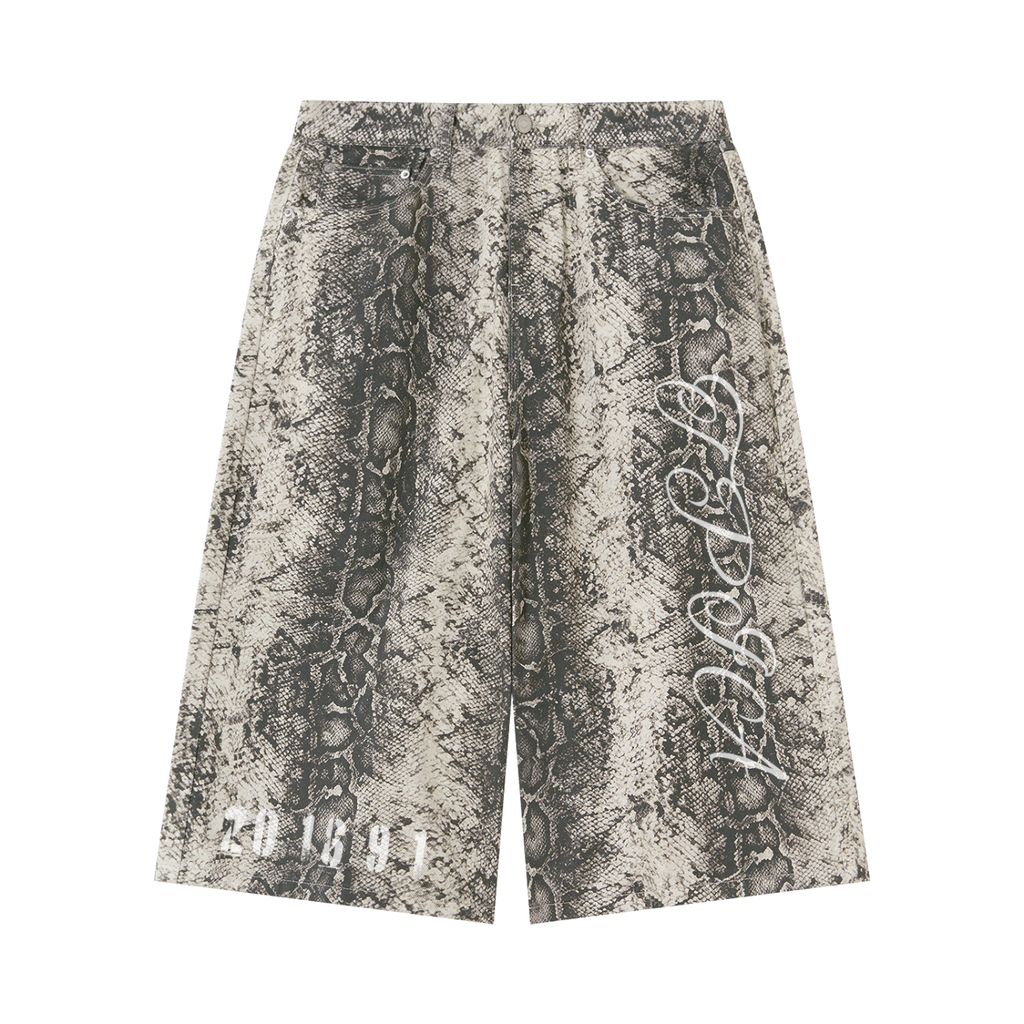 TPIA Snake Print Shorts