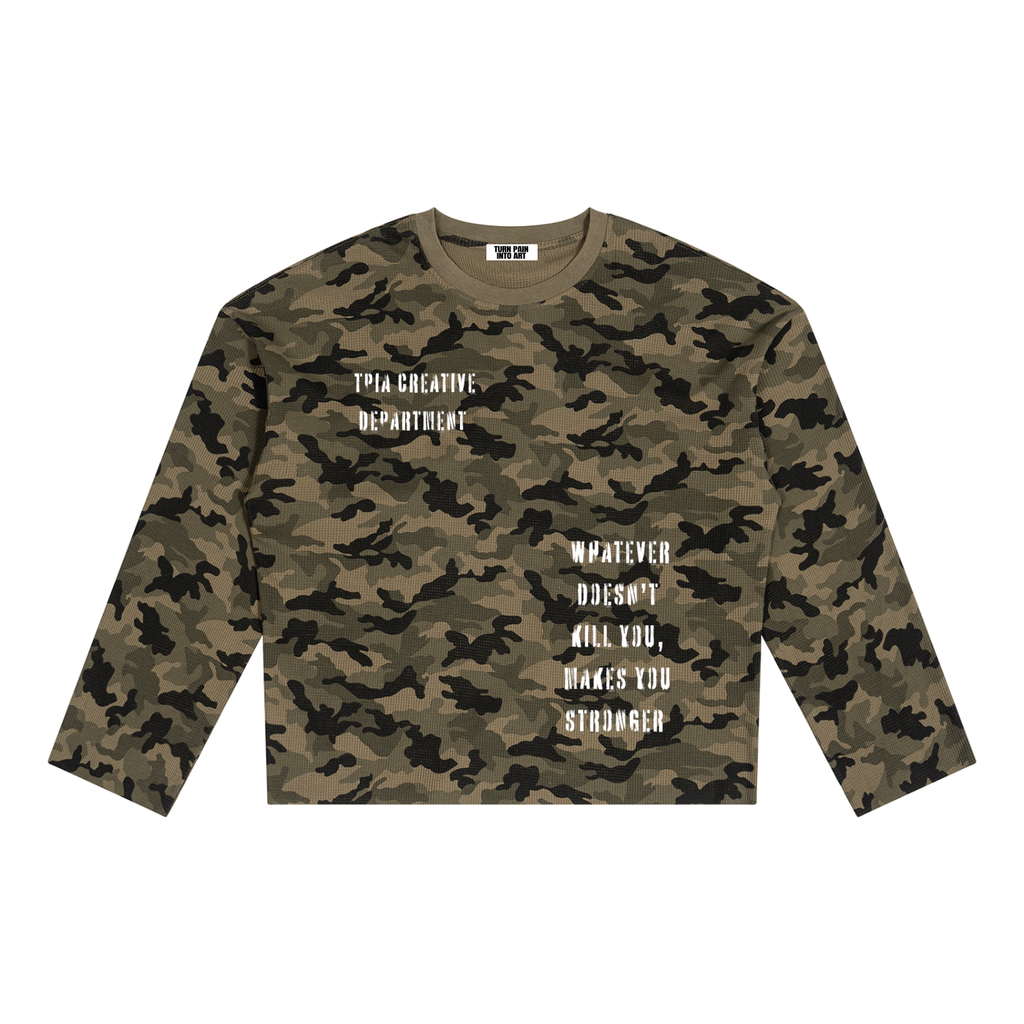 Camo long sleeve shirt