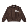 “BEN FRANK” unisex Plaid Track Jacket